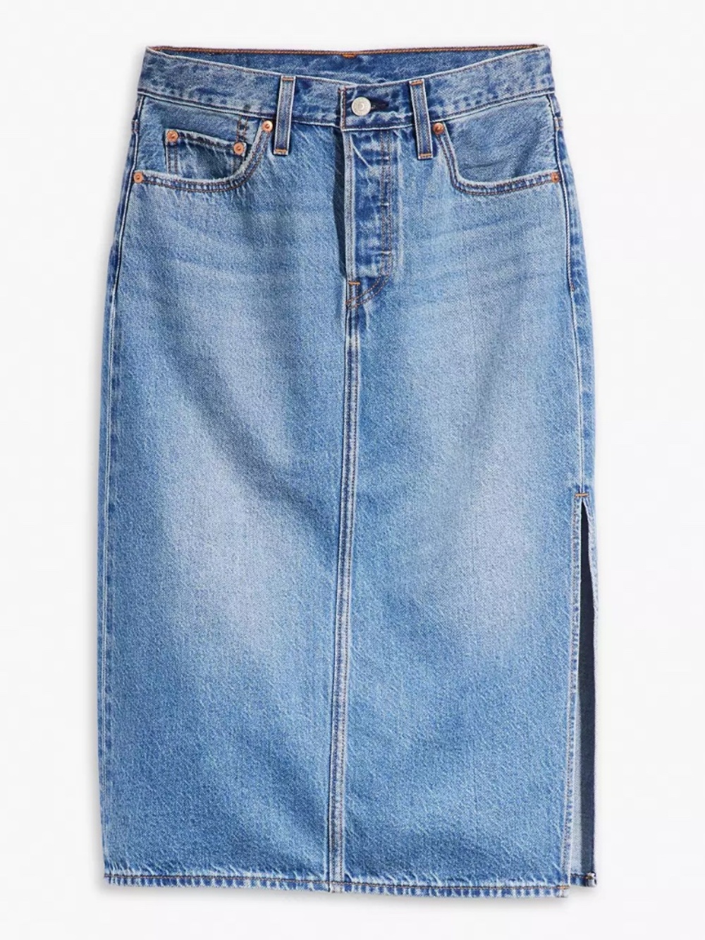 Levi's Side Slit Skirt